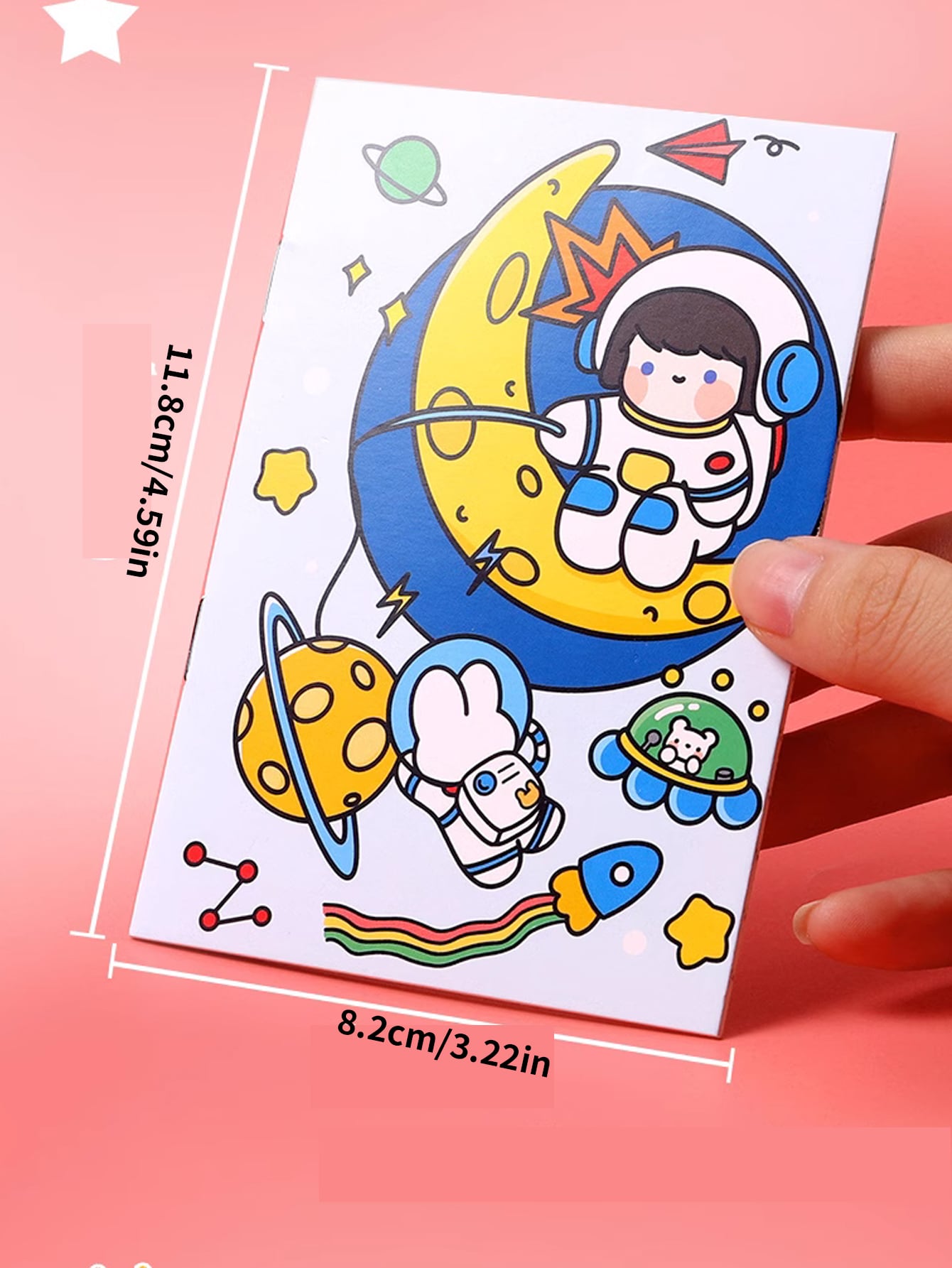 10pcs Cartoon Mini Portable Cute Notebook, A6 Memo Pad, Stationery Gift Set For Kids, Students, Office