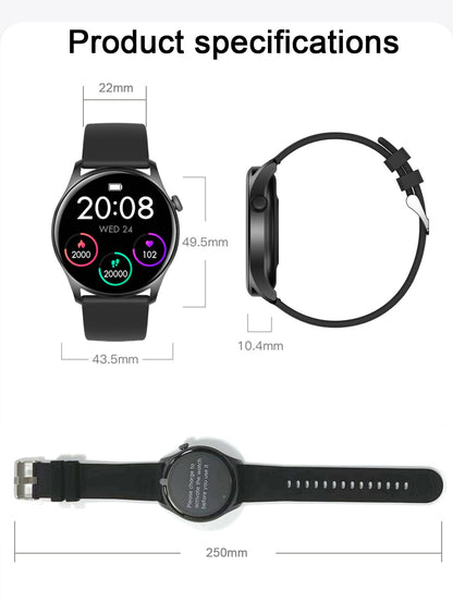 Heart Rate Monitoring Smart Watch & 1pc Watchband