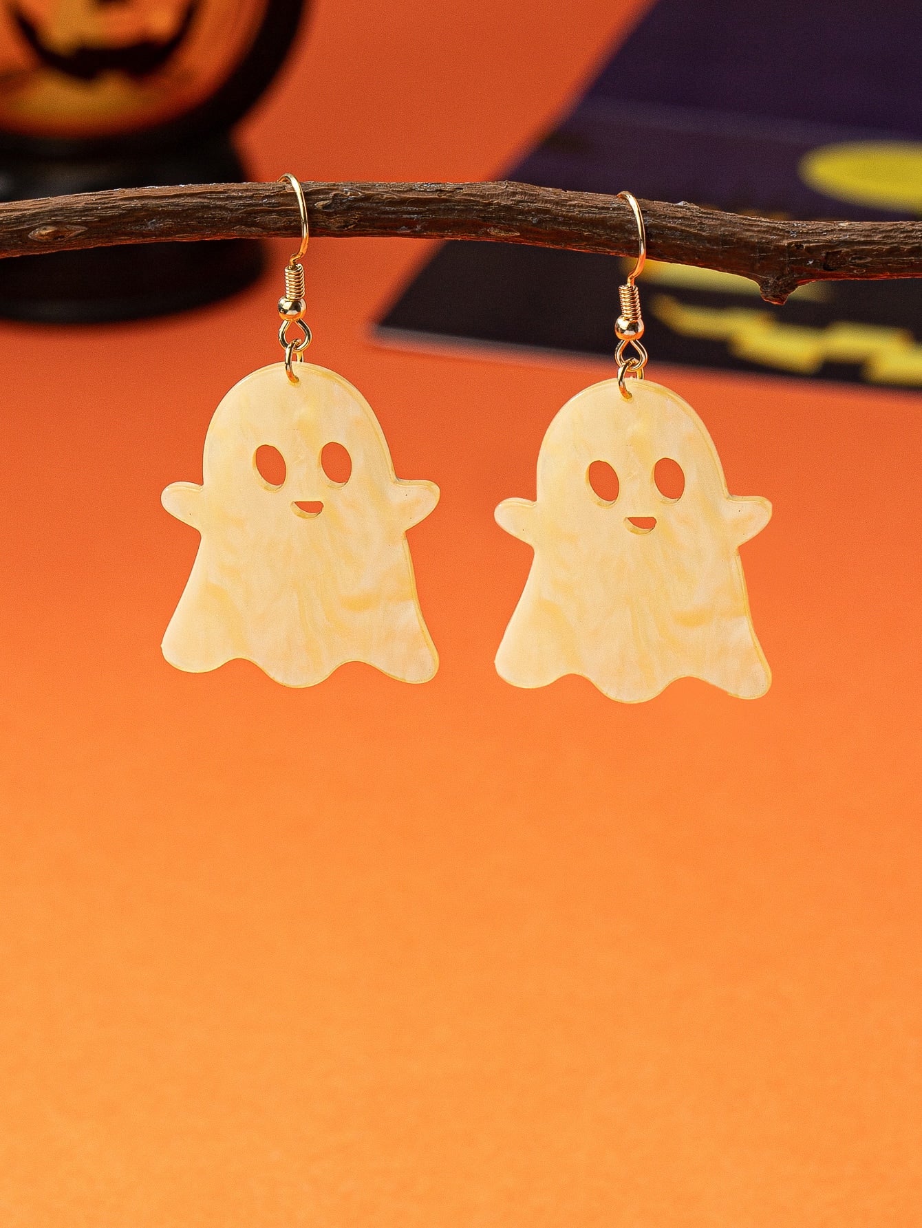 Cute Ghost Drop Earrings For Women For Gift, Halloween earrings, Ghost earrings