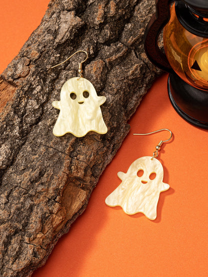 Cute Ghost Drop Earrings For Women For Gift, Halloween earrings, Ghost earrings