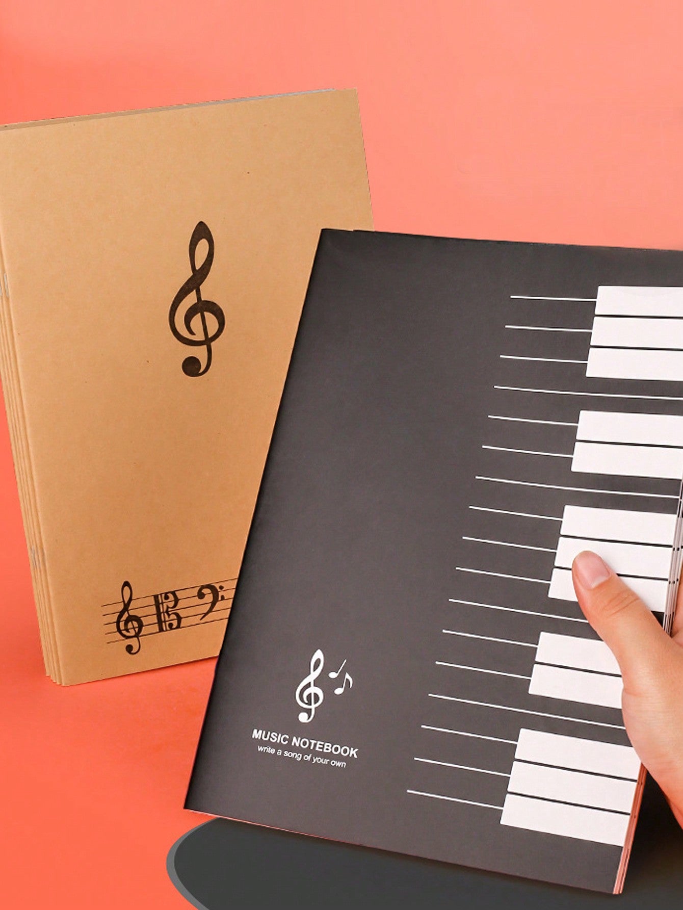 1pc 16k Music Exercise Book With Staves, Notebook And Memo Pad