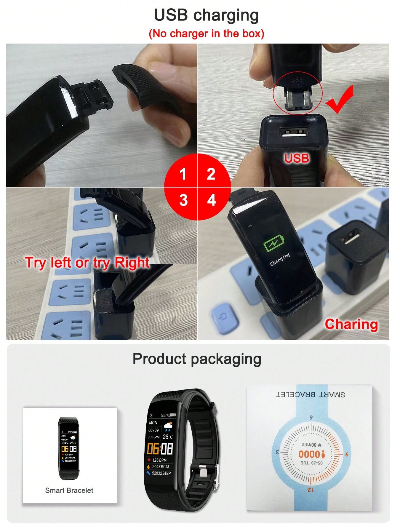 1pc Black Silicone Strap Sporty 0.96 Inch Activity Touch Screen Fitness Tracker With Heart Rate Monitoring Square Dial Smart Watch, For Daily Life