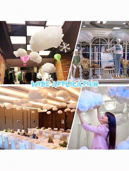 3pcs/set(S&M&L) Artificial Cloud For Creative Decoration In Living Room, Bedroom