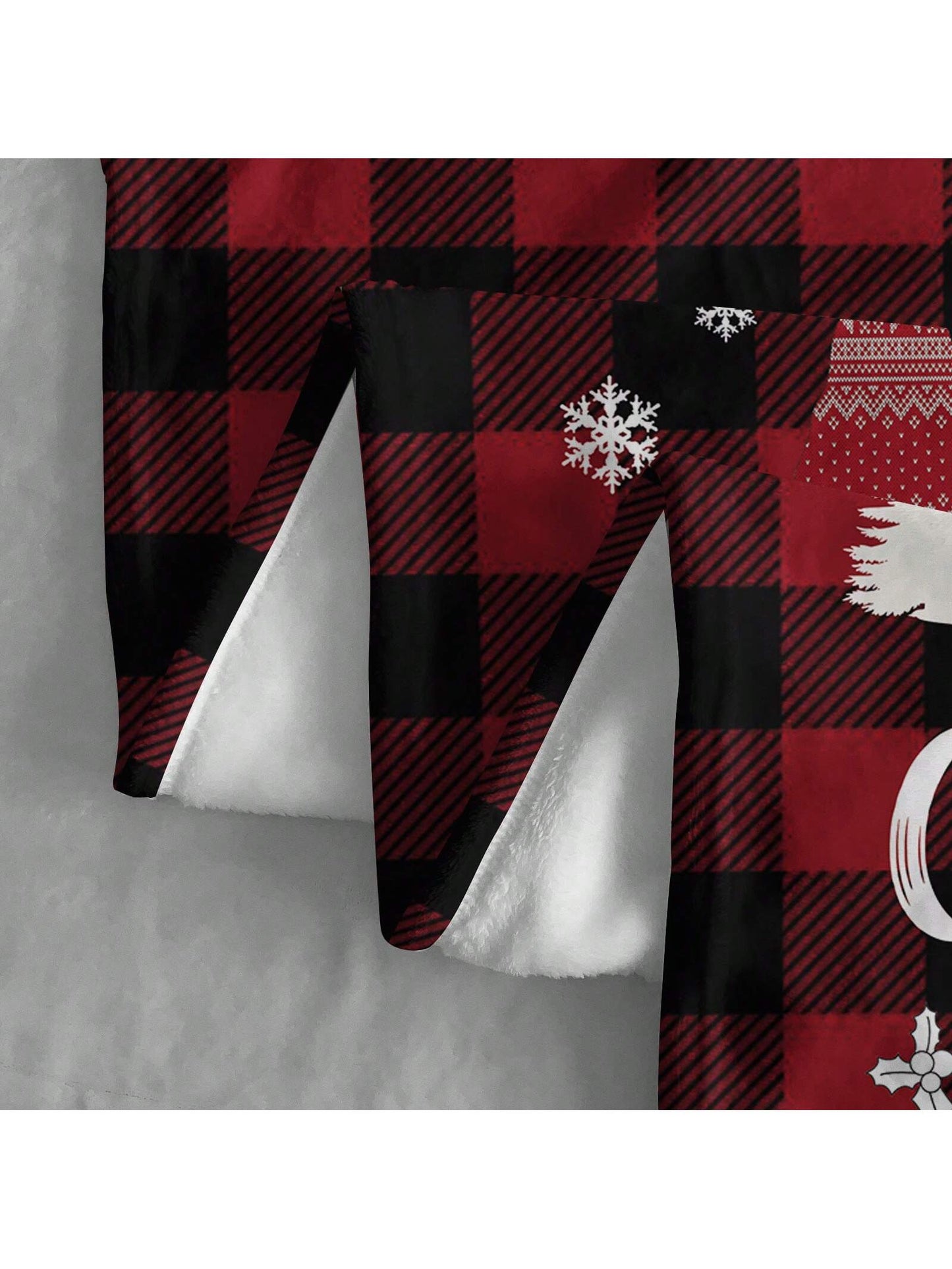 F3394 Santa Claus Pattern Christmas Blanket