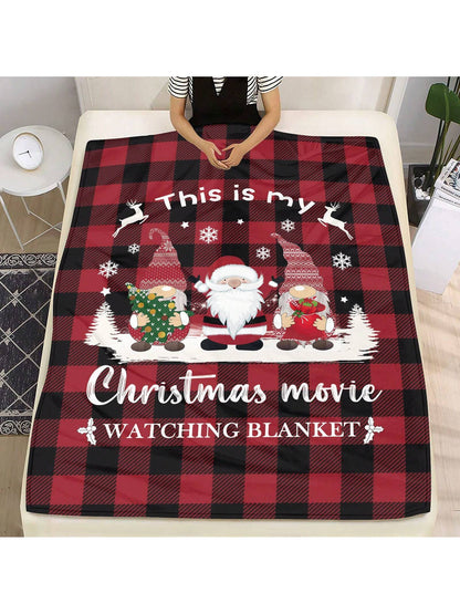 F3394 Santa Claus Pattern Christmas Blanket