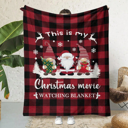 F3394 Santa Claus Pattern Christmas Blanket