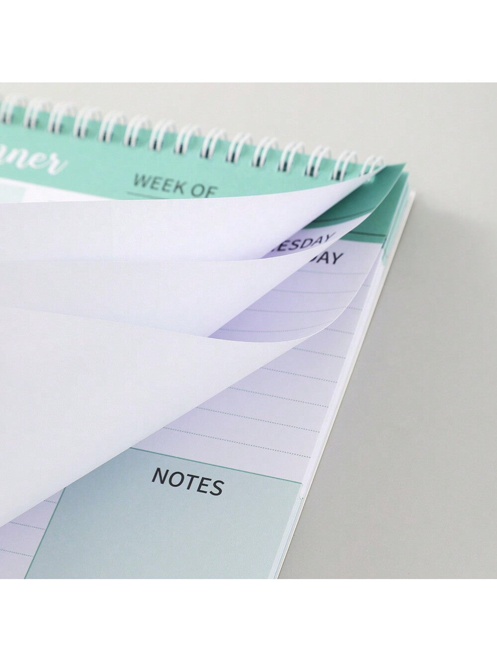 52 sheets Weekly Planning Notepad Wide To Do Planner Notepad with Notes Daily Schedules For Goals Tasks Ldeas Notes To Do Lists PVC Hardcover Office Planning 25.5*19.2cm (10.04*7.56 inch)