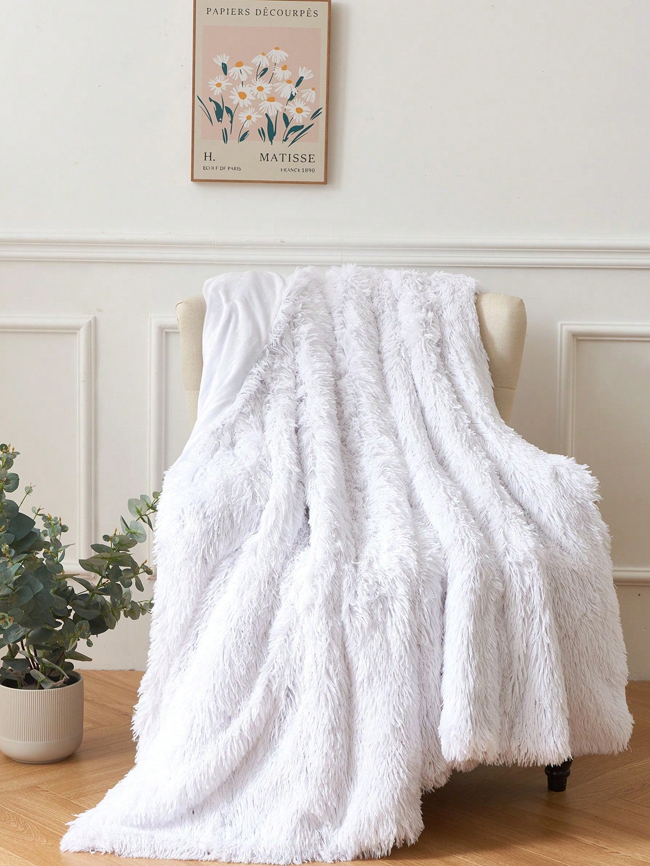 1pc Tie Dye Fuzzy Blanket