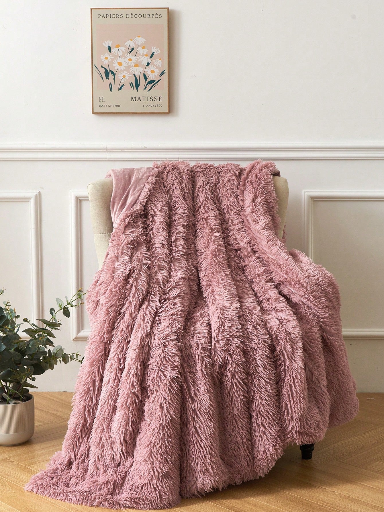 1pc Tie Dye Fuzzy Blanket