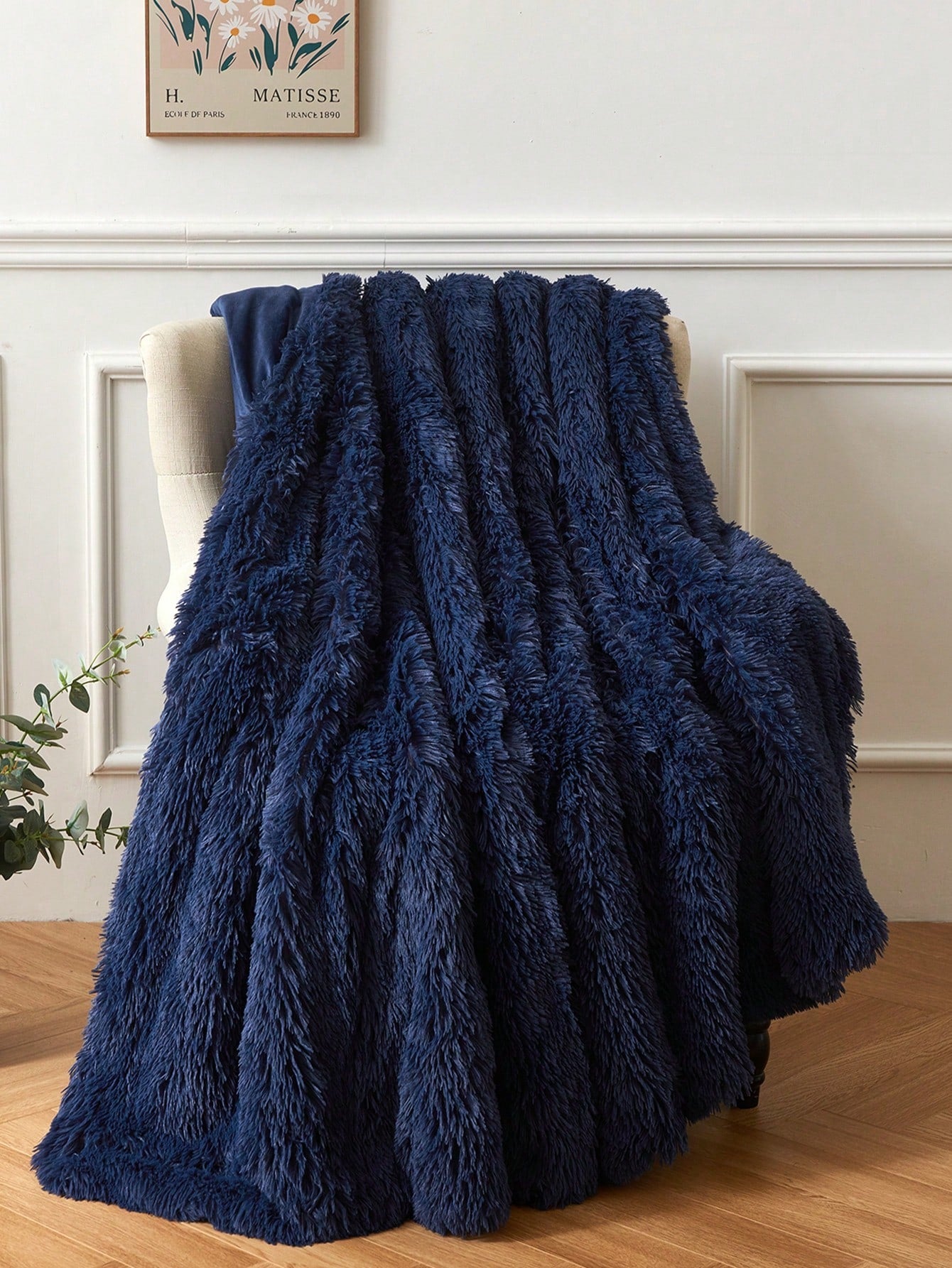 1pc Tie Dye Fuzzy Blanket