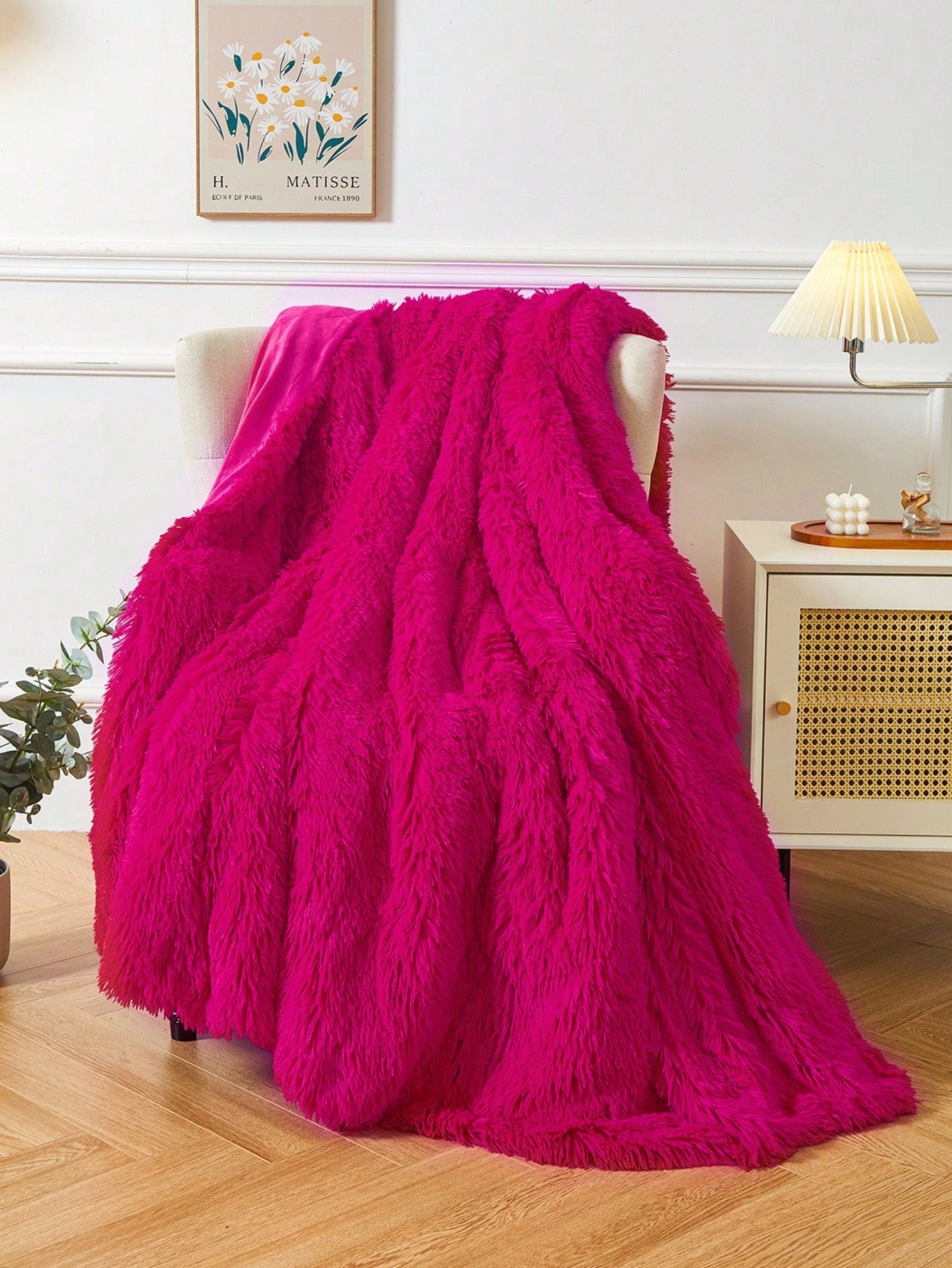 1pc Tie Dye Fuzzy Blanket