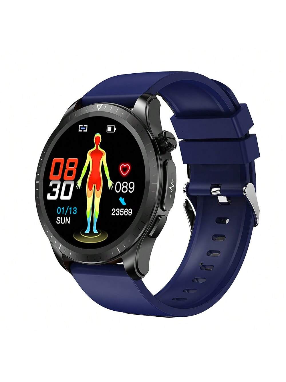 Smartwatch, 1.39-inch 360*360 Hd Touch Screen Smartwatch With Chest Strap For Real-time Ecg Analysis