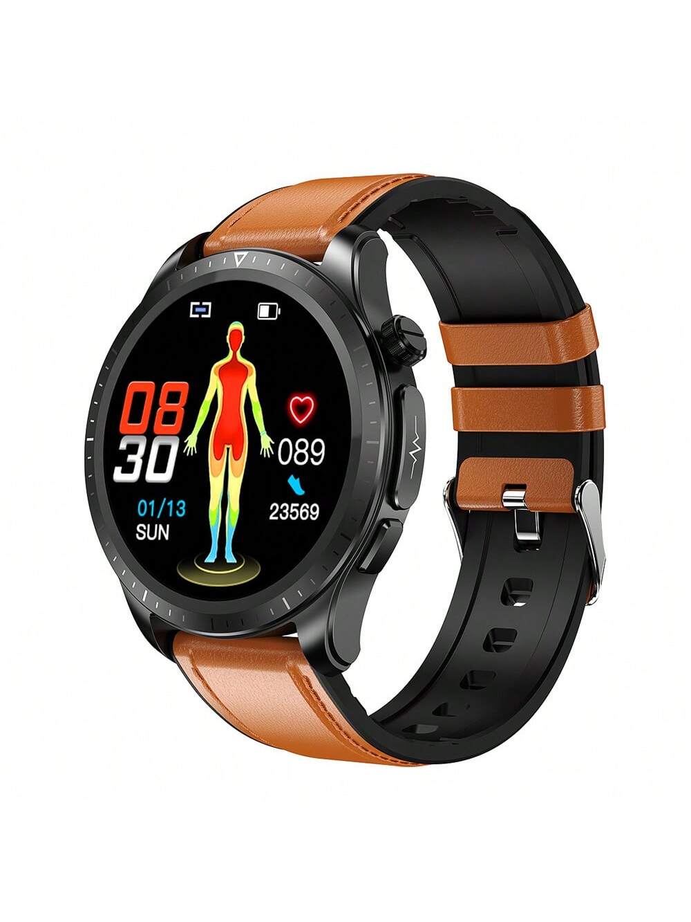 Smartwatch, 1.39-inch 360*360 Hd Touch Screen Smartwatch With Chest Strap For Real-time Ecg Analysis