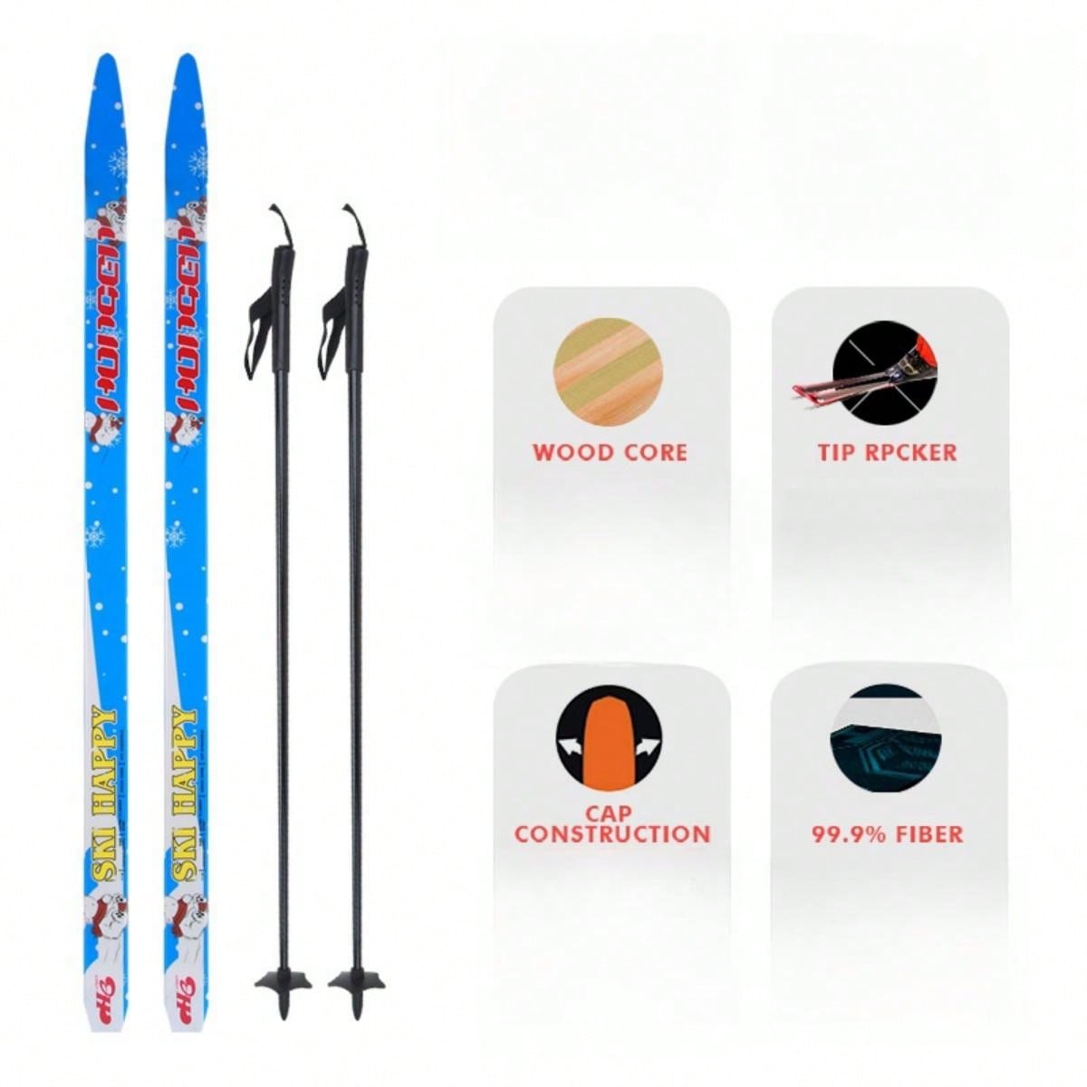 Ski Board Twin Board Set