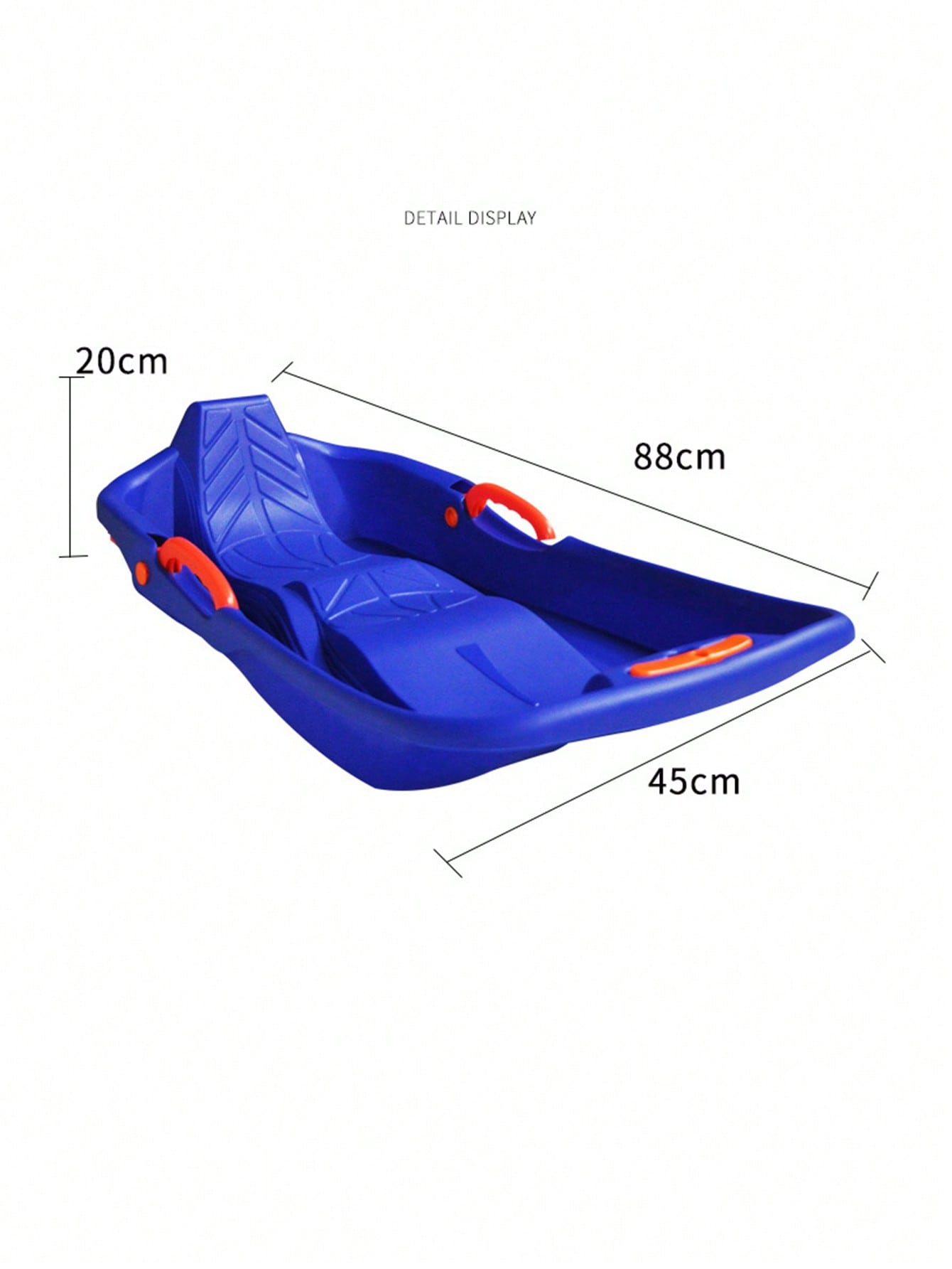 Single , double snowboard sled