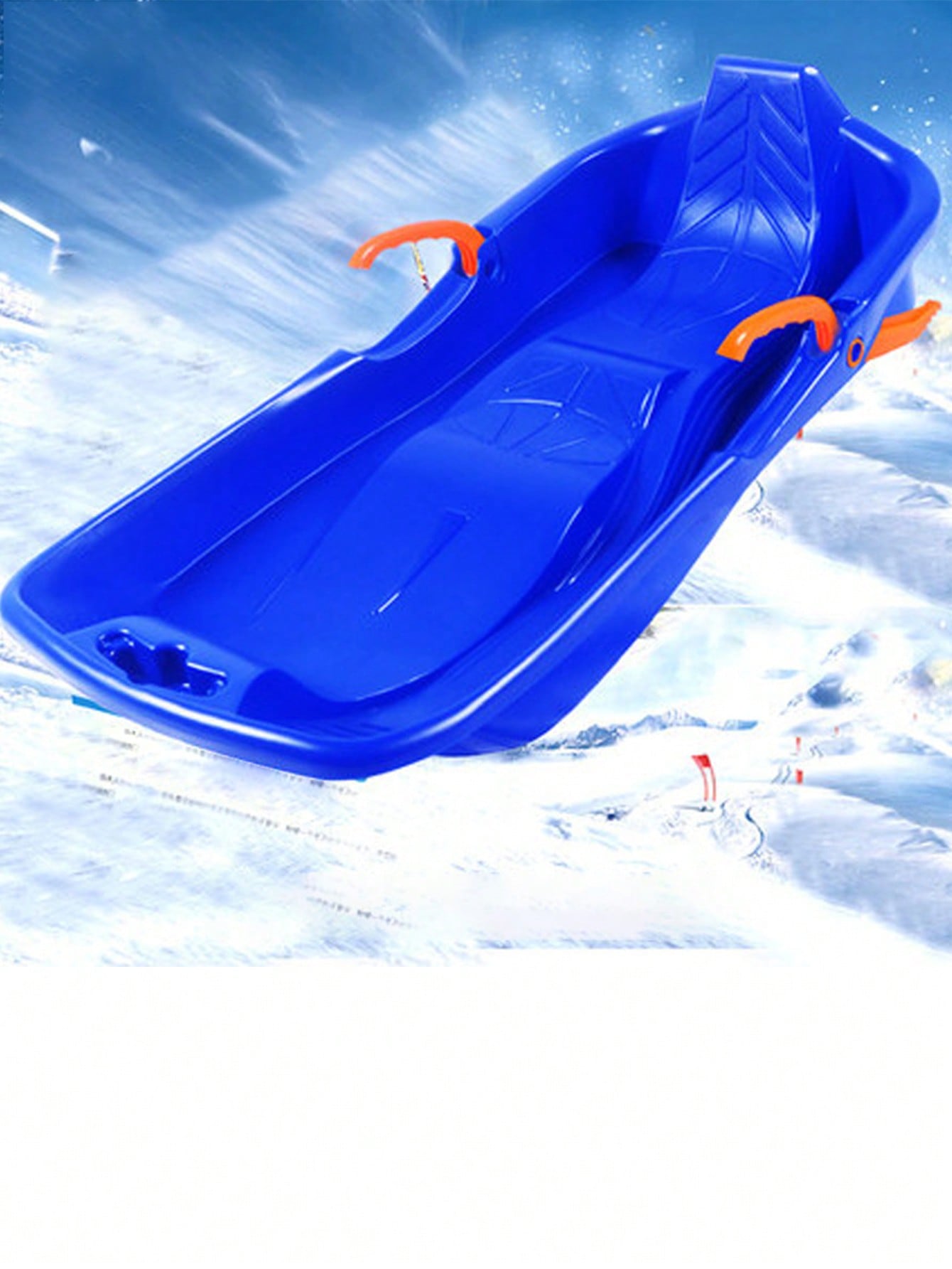 Single , double snowboard sled