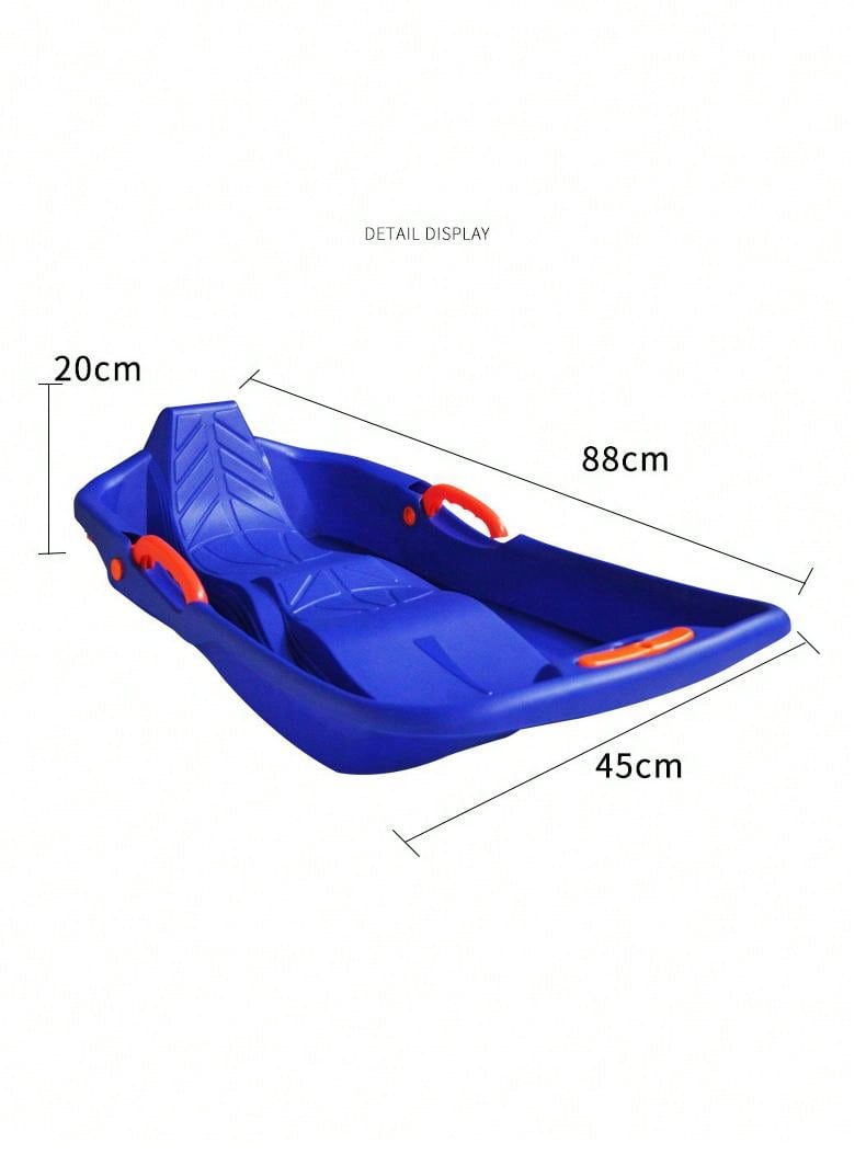 Single , double snowboard sled