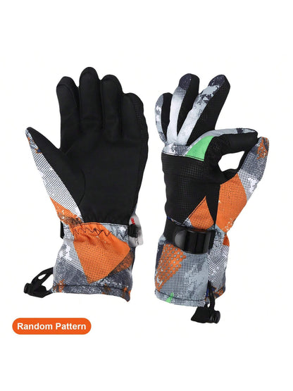 Ski Gloves Waterproof Snow Gloves Winter Thermal Gloves for Men and Women