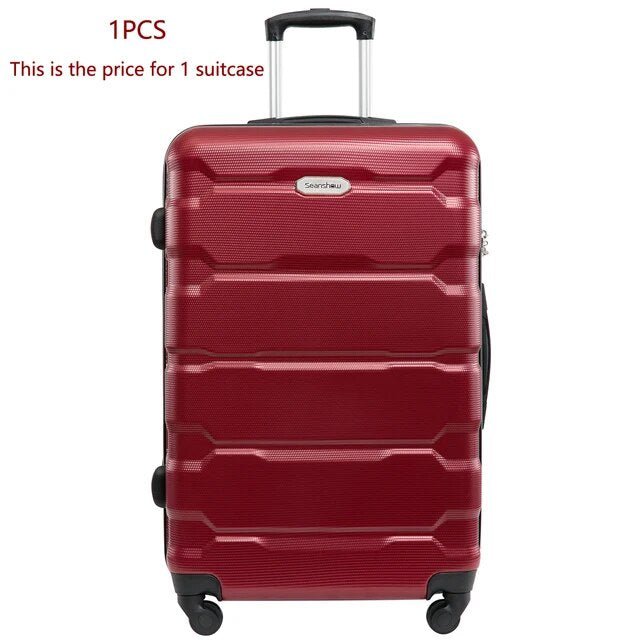 18carry on Cabin suitcase 22/26/30 inch travel suitcase on wheelsrolling luggage set