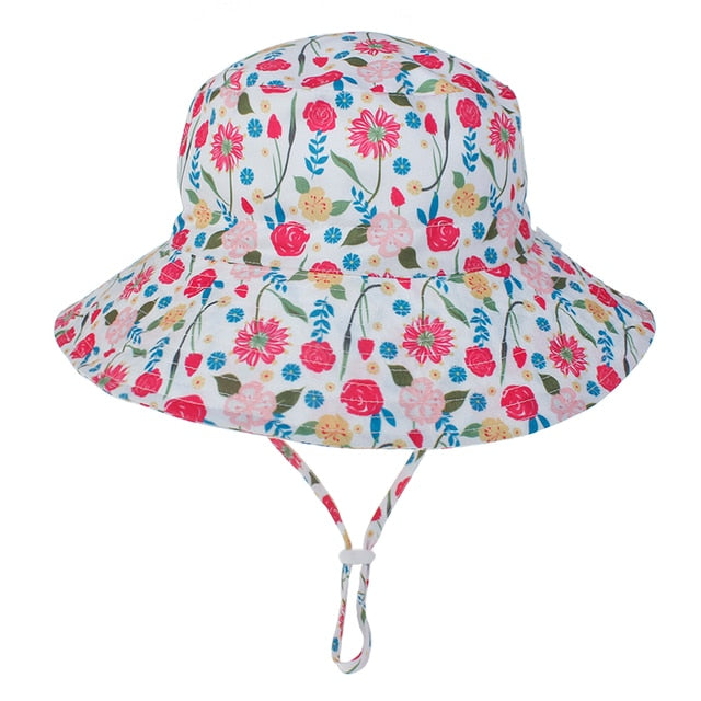 Summer Baby Sun Hat Baby Sun Hat for Girls and Boys  Outdoor Neck Ear Cover Anti UV Kids Beach Caps Bucket Cap 0-8 Years