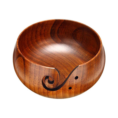 Wooden Yarn Bowl