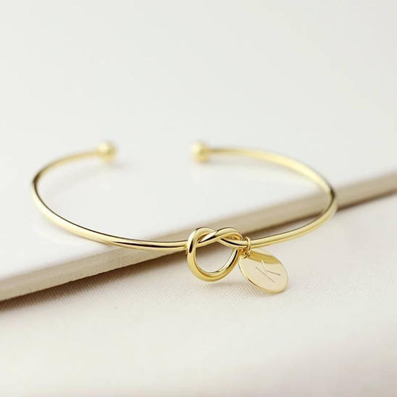 Initial Knot Bracelet