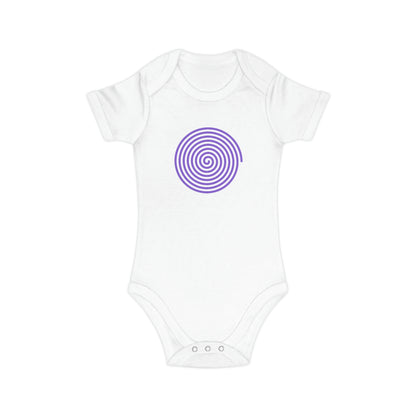 Pattern - Combed Cotton Baby Bodysuit