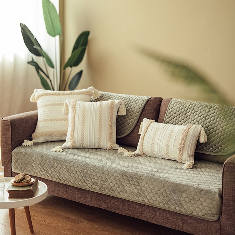 Ivory Tassels pillow cover Moroccan Style