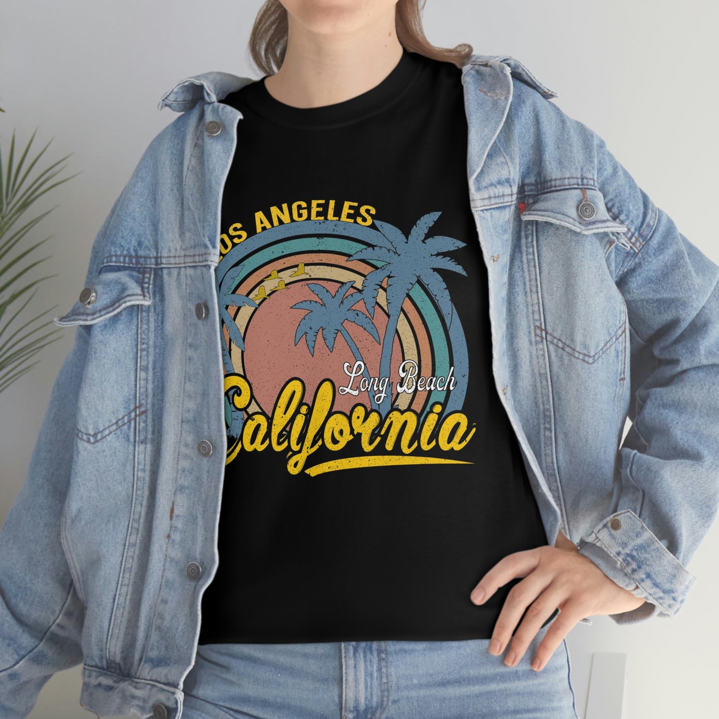 Los Angeles-California Vintage Unisex Heavy Cotton Tee