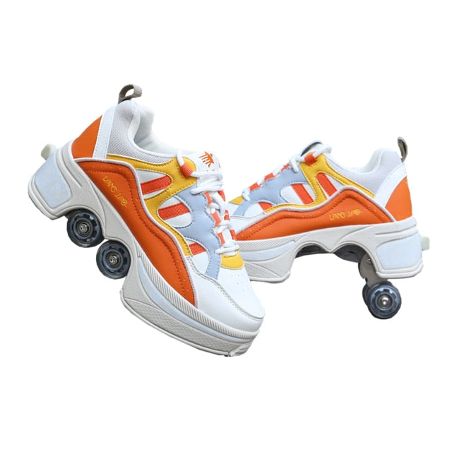 Trendy Roller Skate Shoes -4 Wheels