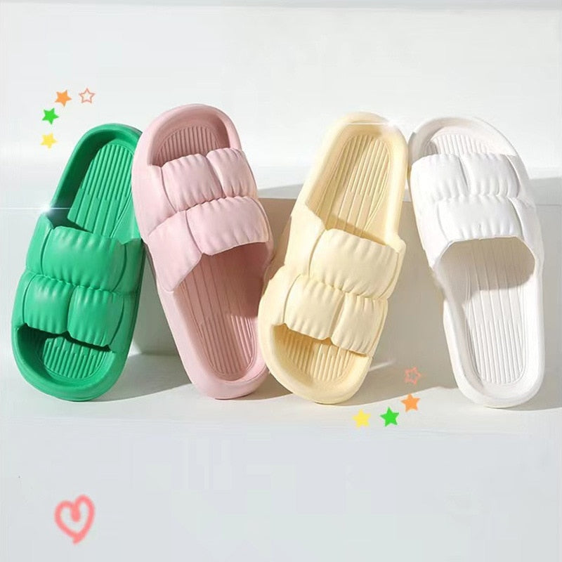 Summer Beach Thick Platform Slipper Women Korean Eva Slippers for Home Flip Flops Ladies Fashion Soft Sole Cloud Sandals New