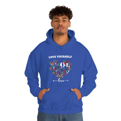 Love Yourself- Unisex Heavy Blend™ Hooded Sweatshirt