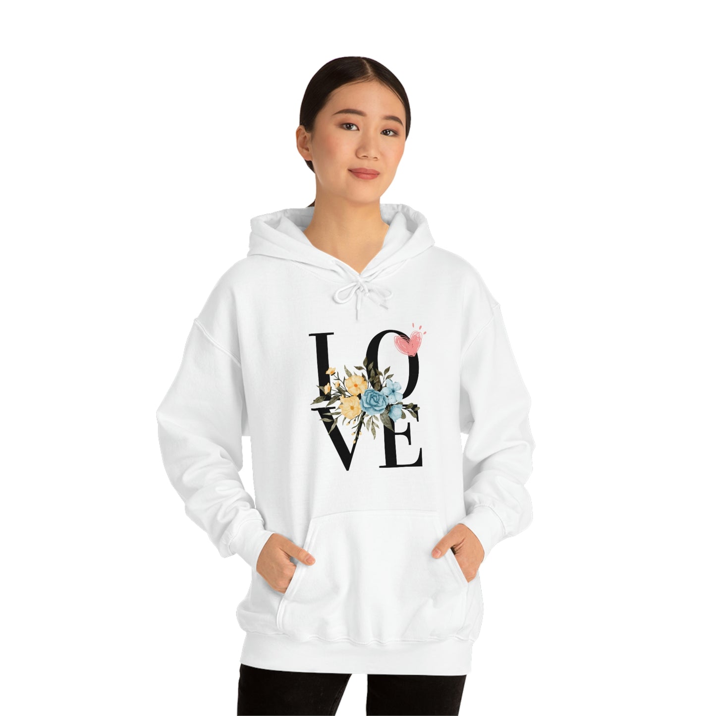 LOVE- Unisex Heavy Blend™ Hooded Sweatshirt