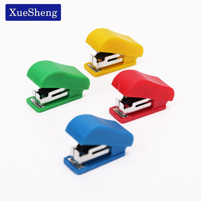 Mini Small Portable Stapler Office Staple Student Gift Stapling Machine Grampeador Office Binding Supplies