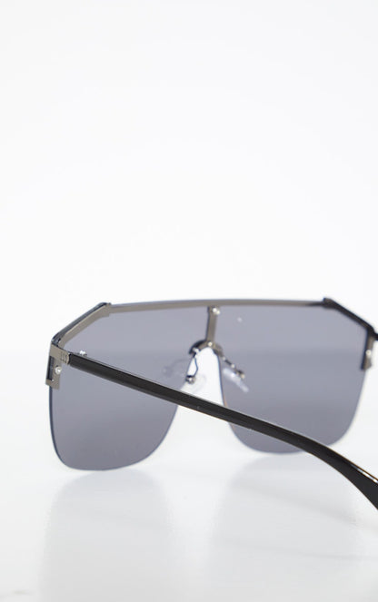 Black Oversized Tinted Sunglasses