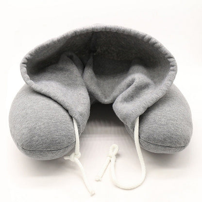 Hooded Travel Neck Pillow