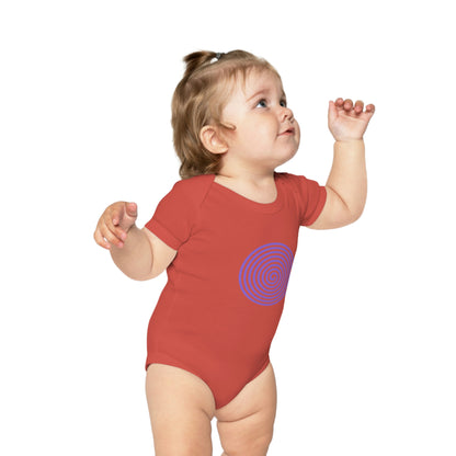 Pattern - Combed Cotton Baby Bodysuit