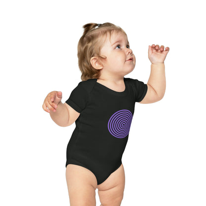 Pattern - Combed Cotton Baby Bodysuit