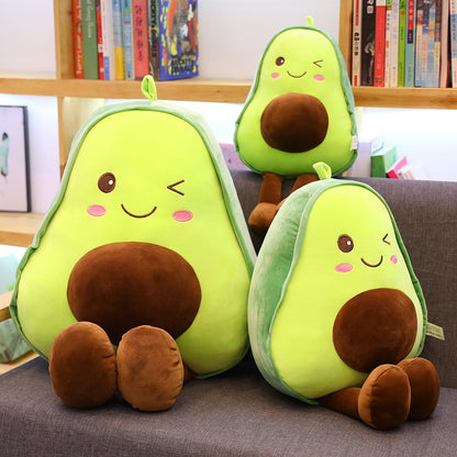 30-85CM Cute 3D Avocado Stuffed Plush Toy