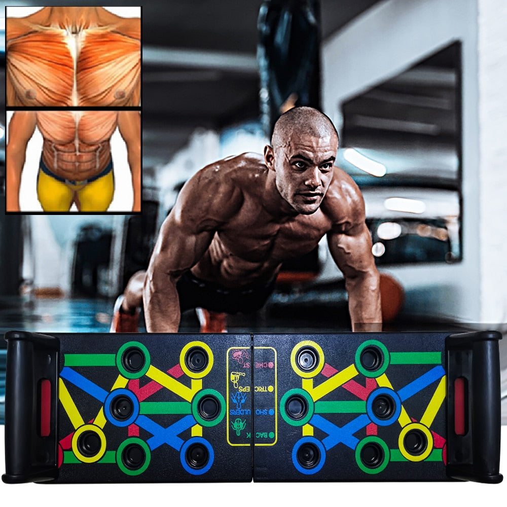 14 in 1 Push-Up Board- Multifunctional Gym Fitness Board