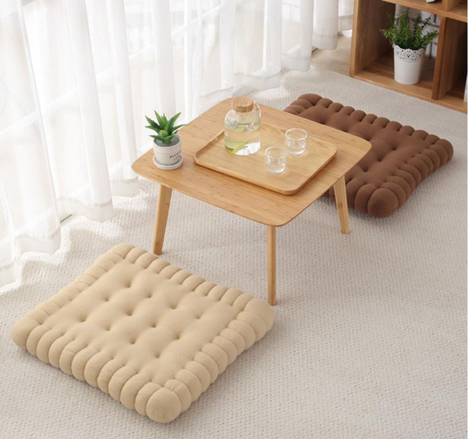 Biscuit Shape Anti-fatigue Cotton Soft Sofa Cushion