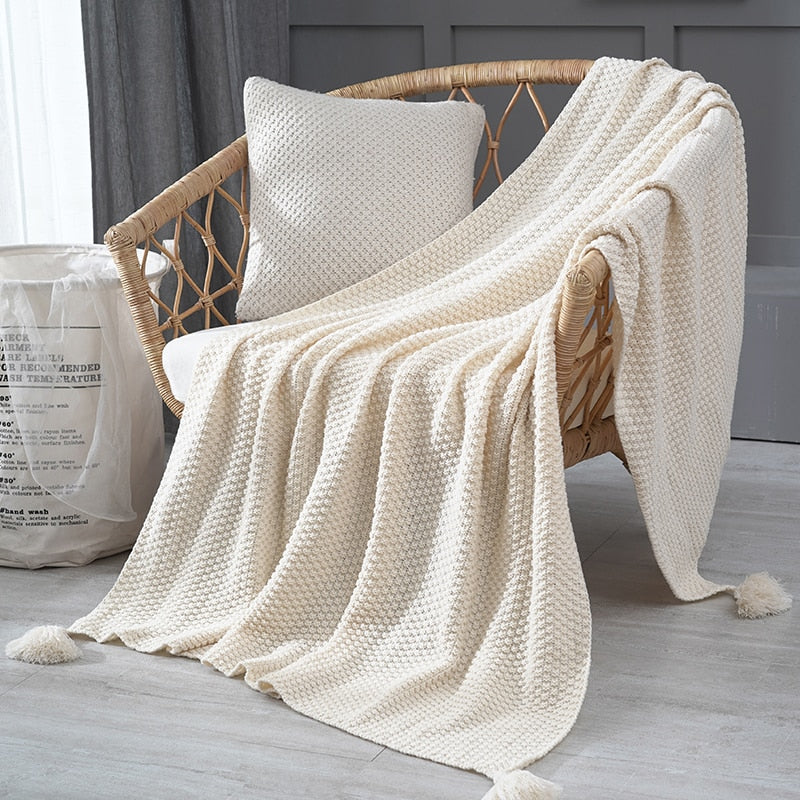 Hand-knitted Blanket