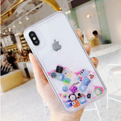 luxury Dynamic liquid Glitter Phone Case