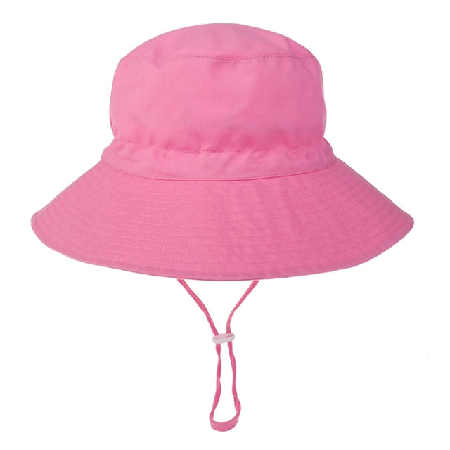 Summer Baby Sun Hat Baby Sun Hat for Girls and Boys  Outdoor Neck Ear Cover Anti UV Kids Beach Caps Bucket Cap 0-8 Years