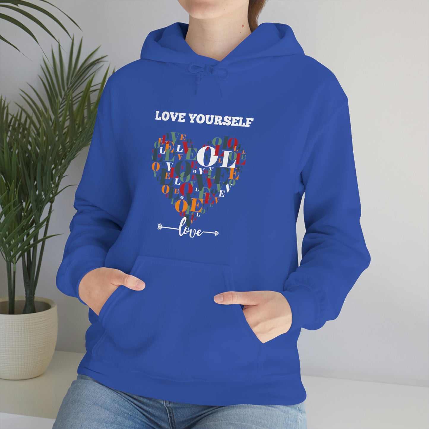 Love Yourself- Unisex Heavy Blend™ Hooded Sweatshirt