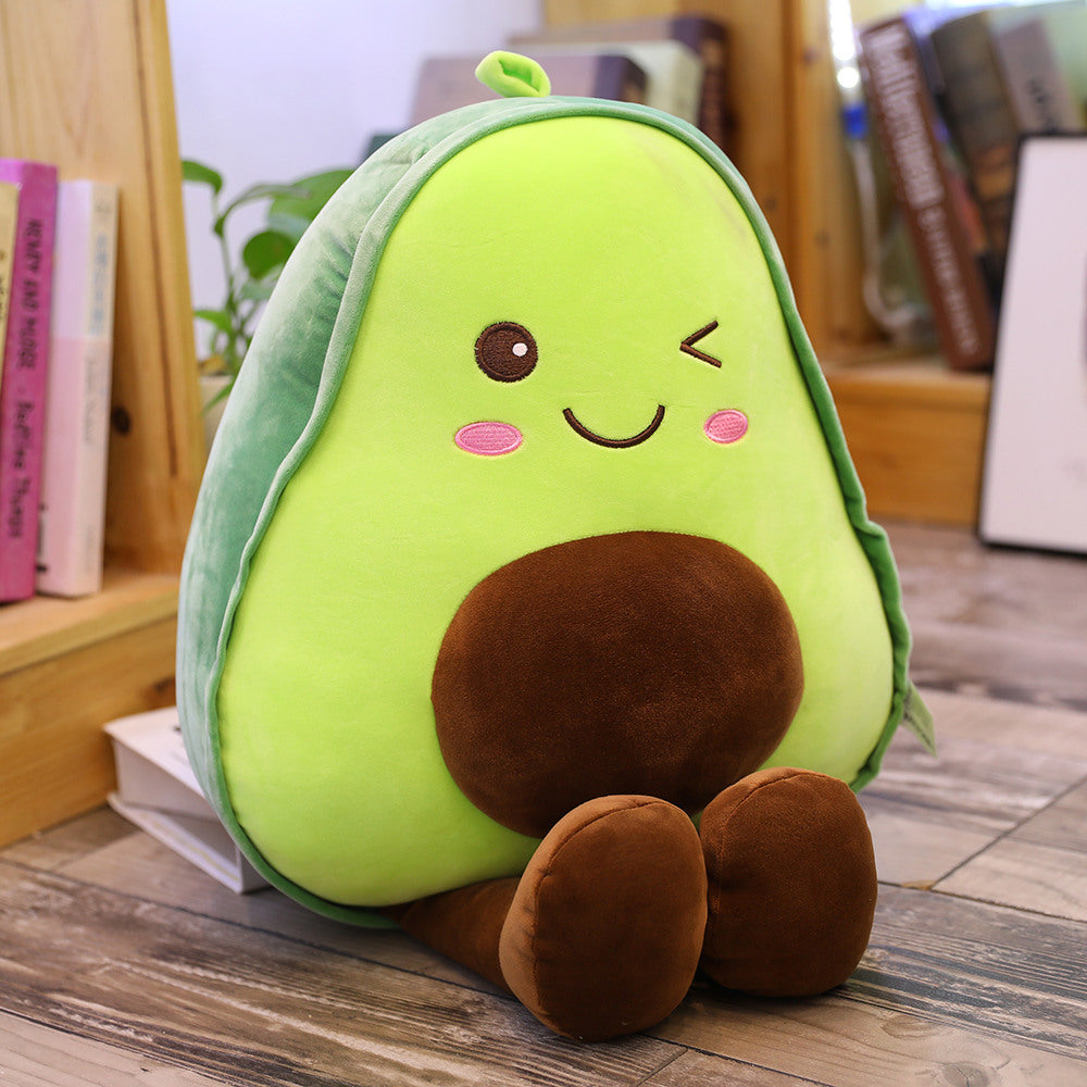 30-85CM Cute 3D Avocado Stuffed Plush Toy