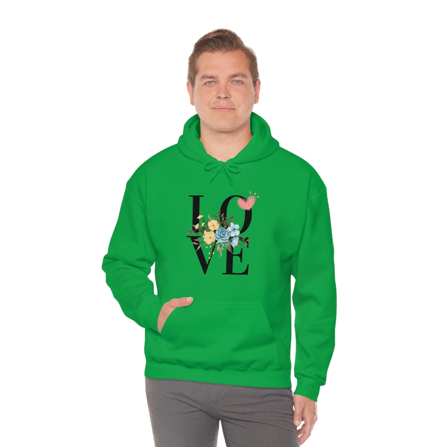 LOVE- Unisex Heavy Blend™ Hooded Sweatshirt