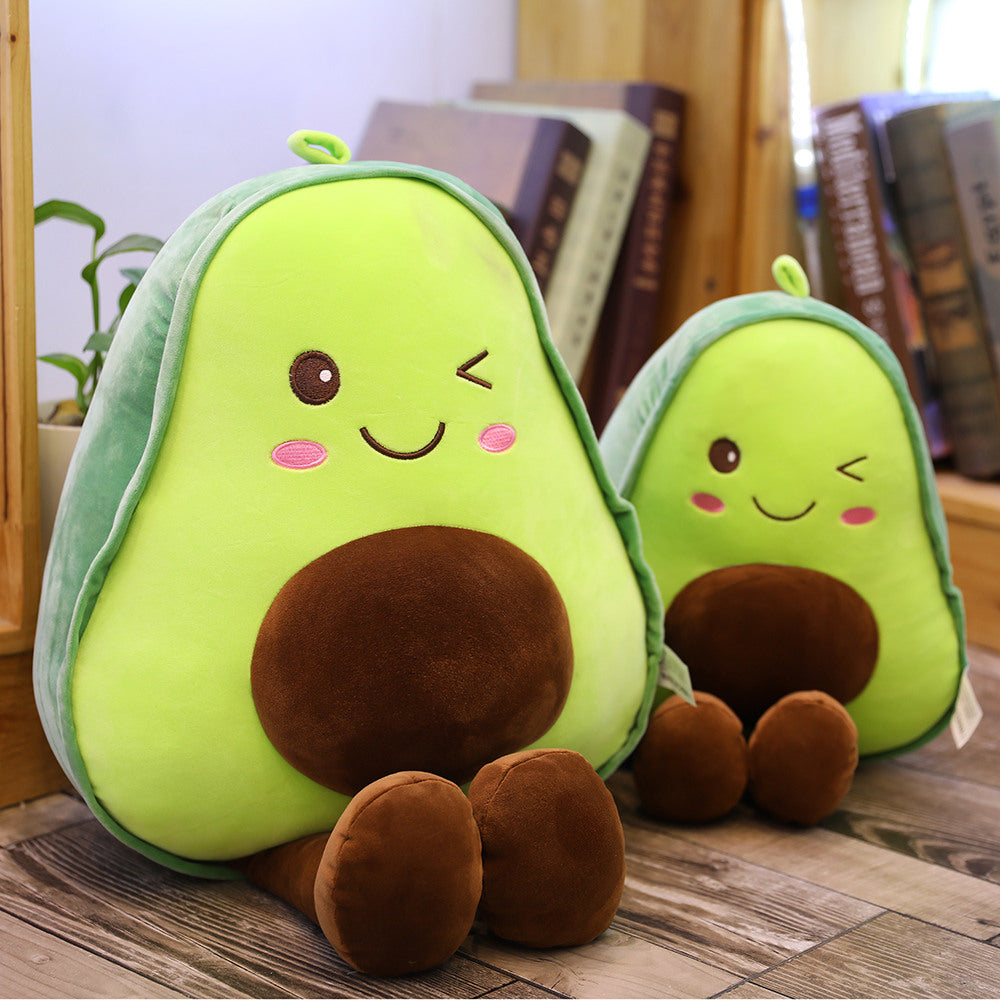 30-85CM Cute 3D Avocado Stuffed Plush Toy