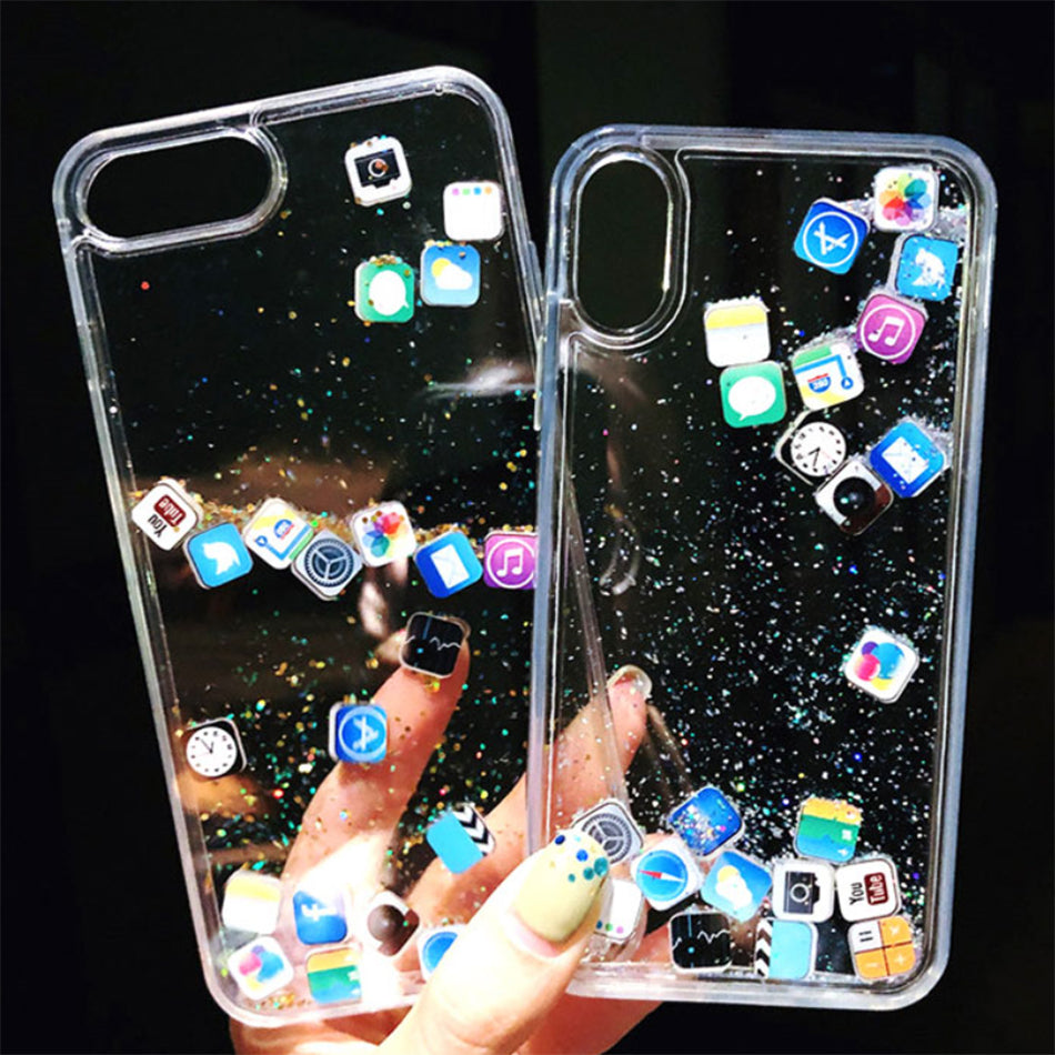 luxury Dynamic liquid Glitter Phone Case