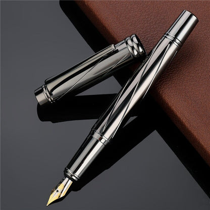 0.5mm Nib Luxury Silver Plating Fountain Pen